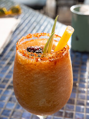 Orange colored Margarita