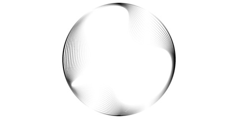 Concentric circles geometric element eps 10