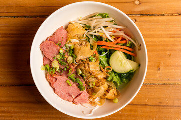 Vietnamese sausage salad