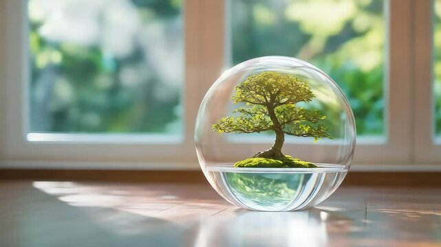 Melindungi Planet Kita Dunia Miniatur dalam Bola Kaca