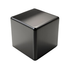 open black box isolated on white background.PNG Transparent file type with high definition picture quality available.