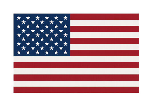 Realistic vector illustration of the american flag on a transparent background, perfect for patriotic projects