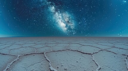 Starry Night over Salar de Uyuni, Bolivia