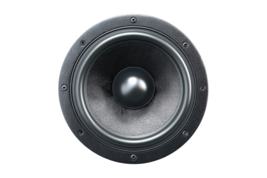 Modern speaker design studio close-up