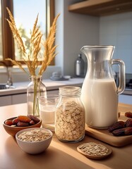 Selbstgemachte Hafermilch mit Datteln und Vanille – Schritt-für-Schritt
