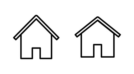 House icon vector. Home sign and symbol