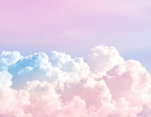 Naklejka premium Pastel cloudscape (2)