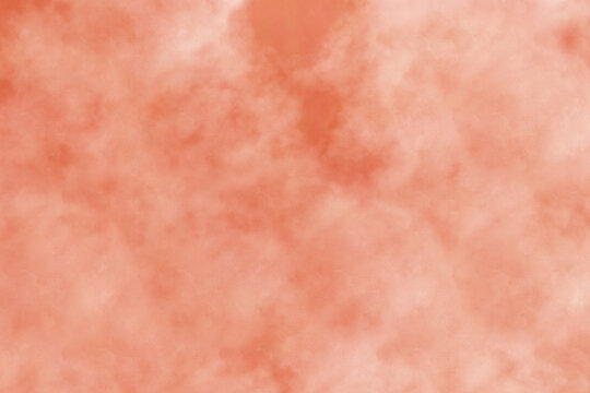 Abstract dark orange watercolour paint background