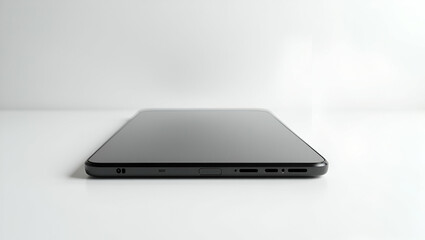 Product front view white background photo capturing sleek electronic gadget display with clear frontal angles and uniform lighting optimized for technical spec visuals in  Photo Stock  Concept  and em