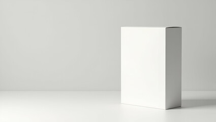 Elegant White Label Product Mockup: Showcase Your Blank Packaging Prototype with Minimal Shadows on a Neutral Studio Surface - Perfect for Brand Design Presentations