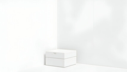 Minimalist Clean White Product Shot on Isolated Background for E-commerce and Branding - Perfect for Lookbooks and Presentations