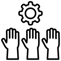 Participation Outline Icon