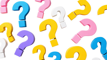 カラフルな疑問符