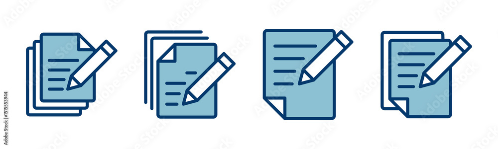 Poster note icon vector isolated on white background. taking note icon vector. edit line icon. document wri