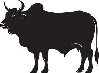 Bali Cattle Silhouettes