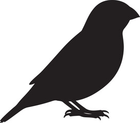 Lavender Waxbill Silhouettes