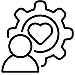 Behavior Outline Icon