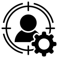 Personalization Glyph Icon