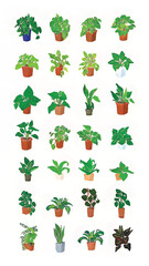 Urban Jungle Bliss: A Haven of Indoor Gardening and Lush Potted Plants for Eco-Friendly Home Decor Displaying Vibrant Plant Variety and Botanical Artistry