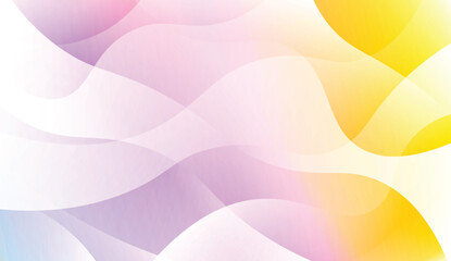 Modern Waves. Futuristic Technology Style Background. For Cover Page, Landing Page, Banner. Vector Illustration with Color Gradient.