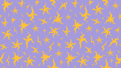Abstract Stars Vector Seamless Pattern Background