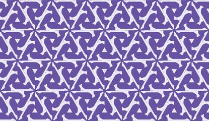 Vector illustration with modern decorative pattern in triangles style. Illusion curved line. For interior wallpaper, smart design, fashion print.