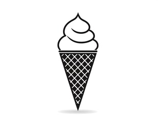 Simple ice cream cone graphic (1)
