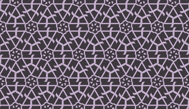 Vector pattern in geometric style. Triangles, lines. Modern elegant background. For your design. Chocolate purple color