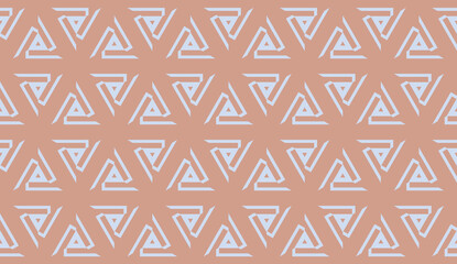 Decorative background with triangles. Curved lines. Vector illustration. Bright background for poster, banner, flyer