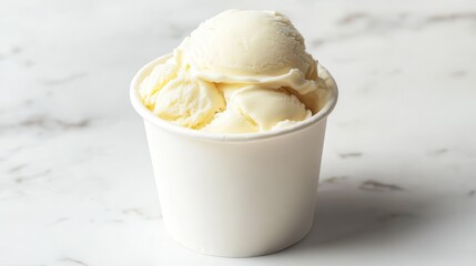 vanilla ice cream cup, vanilla ice cream, vanilla ice cream