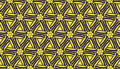 Elegant background with polygonal line. Triangular style. Vector illustration. COLOR 1 COLOR 2. Bright background for poster, banner, flyer. Yellow color.
