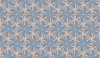 Curved line in triangles style. Vector illustration. CFor interior wallpaper, smart design, fashion print.