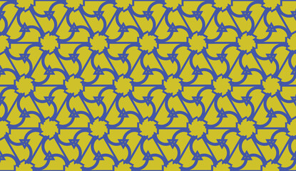 Curved line in triangles style. Vector illustration. CFor interior wallpaper, smart design, fashion print.