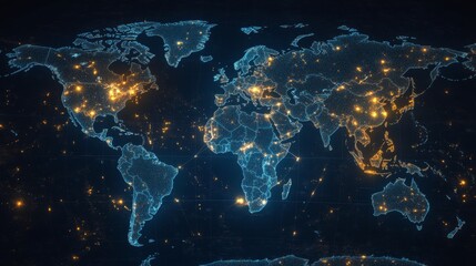 Analyzing global impact a world map of countries affected by recent events