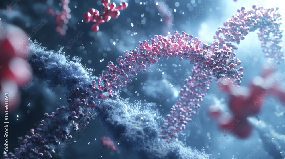 Poster exploring genetic sequencing technology in a digital lab environment a conceptual visualization of d