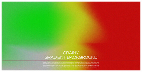 Bright green and red gradient blur design with bold color transition for digital abstract visuals