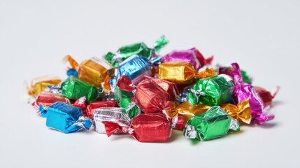 Colorful wrapped candies