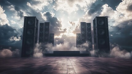 integration of contemporary skyscrapers and intelligent home automation within urban environments