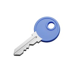 Blue and Silver Key