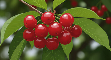 Obraz premium red currant berries