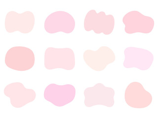 くすみカラーのシンプルなフレームセット 