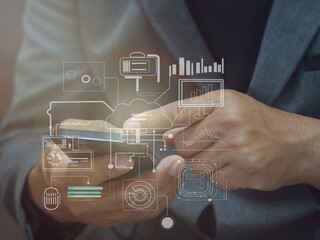 SEO. Search Engine optimization. Digital online marketing andInetrmet technology concept.
Business...