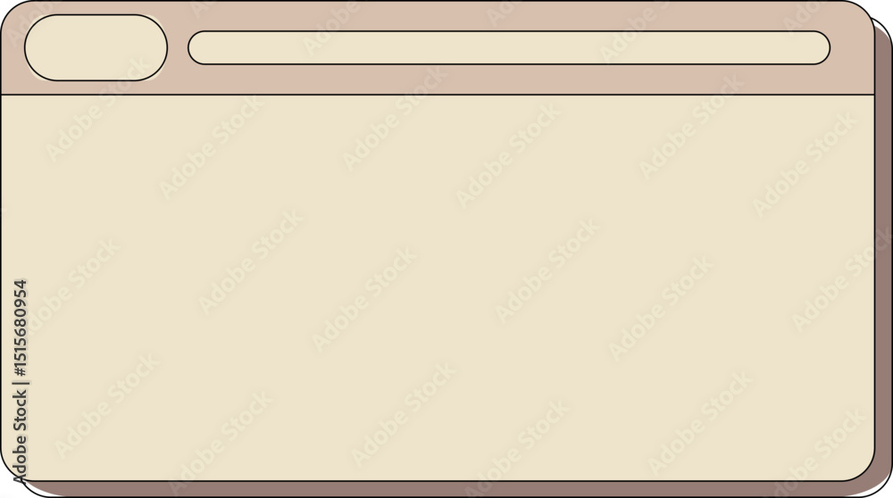 Poster browser page ui element
