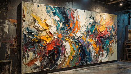 Vibrant Graffiti Mural On Wall