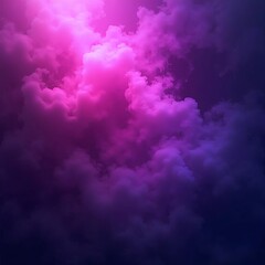 Obraz premium Abstract purple pink clouds creating a dramatic and mystical sky background, ideal for artistic or fantasy themed designs.