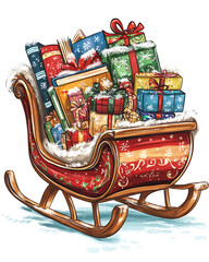 Elegant Christmas and New Year designs with festive ornaments