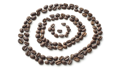 Realistic and artistic illustrations of coffee beans, brewing equipment, coffee cups, baristas, coffee farms, roasting processes, and café scenes