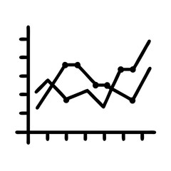 stock market graph icon  .svg