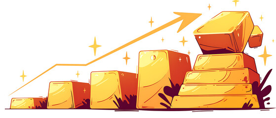 Shiny Gold Bars and Coins: Luxury, Wealth, and Investment Symbolism
