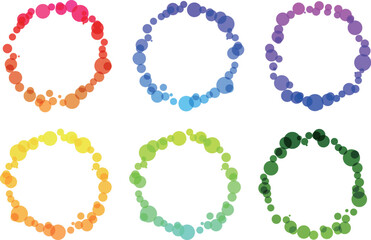 シンプルでかわいい丸フレーム